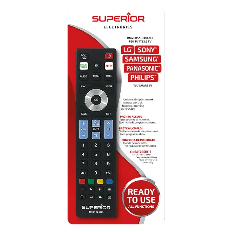 Populair TELECOMANDO COMPATIBILE PER TV ‘READY 5 SMART REPL tipo universale