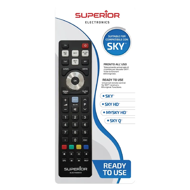TELECOMANDO COMPATIBILE PER TV ‘REPLACEMENT SKY‘ tipo universale Voordeelprijs