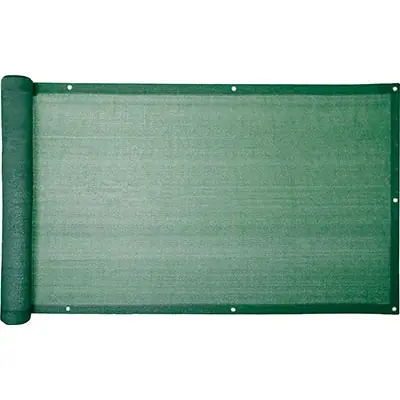 TELO BALCONE FRANGIVISTA STARS. Modello PE VERDE GR/MQ 160 H.CM 90 L.MT 6 + POLIECO Weekendaanbieding