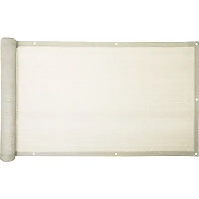Bestseller TELO BALCONE FRANGIVISTA STARS. Modello PE ECRU GR/MQ 160 H.CM 75 L.MT 6 + POLIECO