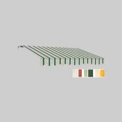 TENDA DA SOLE A BARRA QUADRA. Modello TENDA DA SOLE A BARRA QUADRA cm 300x200 - Col. Verde/Crema Veilige Betaling