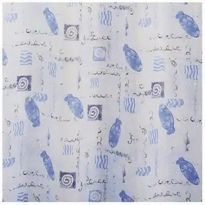 Uitverkoop TENDA PER DOCCIA 3 LATI - VASCA 2 LATI CM. 240 X 200 Mod. Acquarello