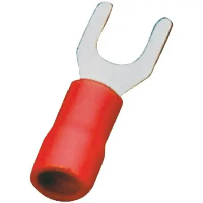 Koop Vandaag TERMINALE A FORCELLA A STRINGERE. Modello ROSSO X CAVO MMQ 1,5/2,5 FORO MM 6,3 CF=PZ 20