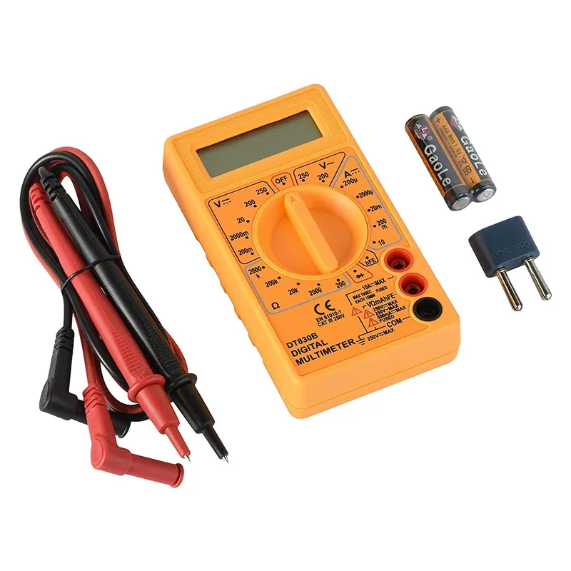 TESTER DIGITALE ‘DT830B‘ misura corrente CC max 10A - 59007 Op = Op