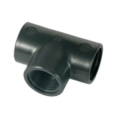 TI A 90° IN PP NERO. Misura 1"1/4 Direct Beschikbaar