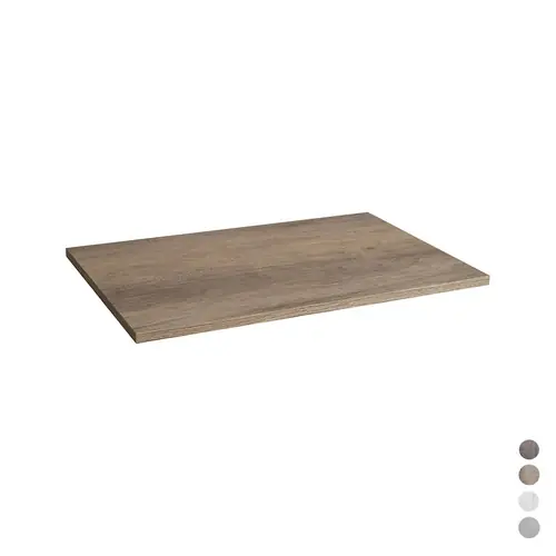 Veilige Betaling TOP IN LEGNO PER BASE MOD. UNIKA. Misura cm 70x46x1,8 Olmo Bianco