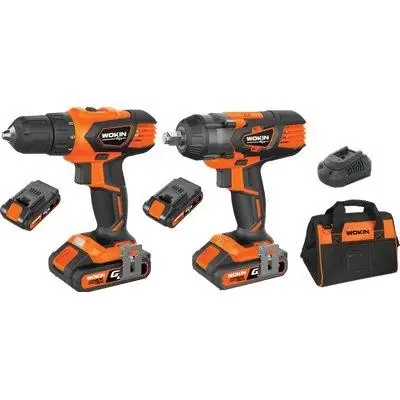 TRAPANO + AVVIT IMPULSI BATT GP20V 628102 WOKIN Betrouwbaar