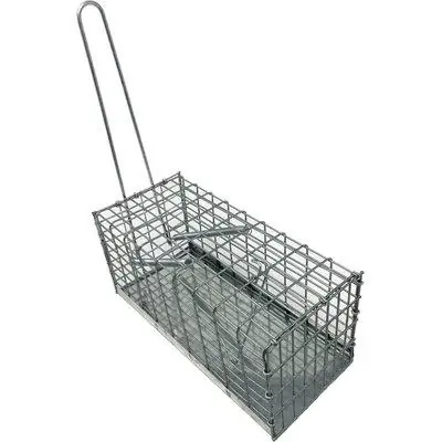 TRAPPOLA TOPI A GALLERIA STARS. Modello ACCIAIO ZINC CM 10X24 H.CM 10 Lage Prijs