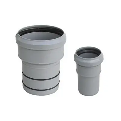 Aanbieding TRONCHETTO PP RIDUZIONE AL PVC VALSIR. Misura Diam. F 110 x M 100 lungh. 90