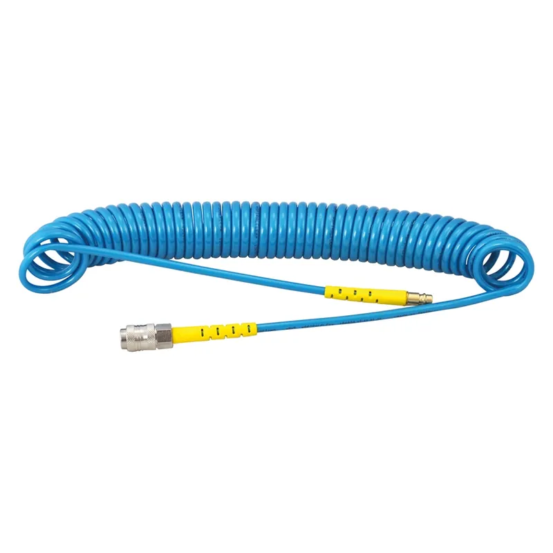 Gratis Retour TUBO A SPIRALE IN POLIURETANO RACCORDATO 8 x 5 - mt 12. Modello 8 x 5 - mt 12