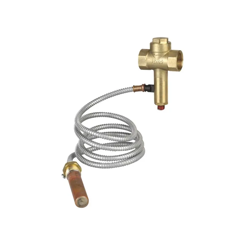 Fabrieksprijs Valvola Scarico Termico 3/4" con Capillare 1,2 M per Impianti