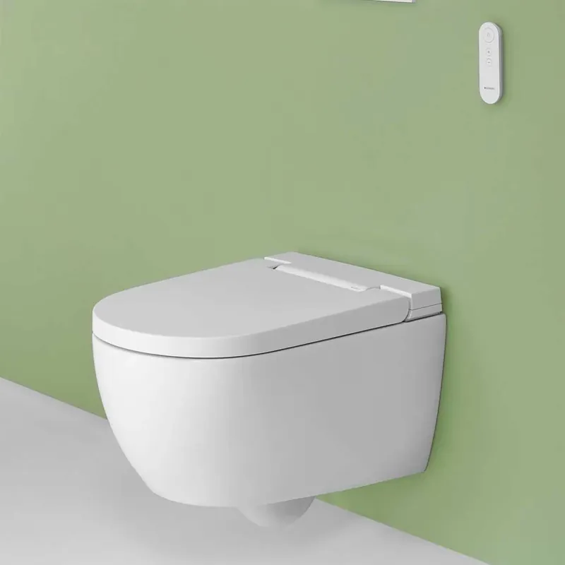 Hoge Kwaliteit Aquaclean Alba Vaso-Bidet Sospeso Bianco KeraTect