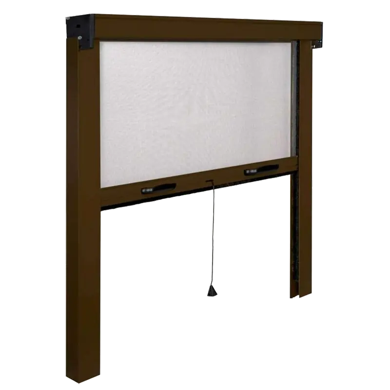 ZANZARIERA AVVOLGIBILE VERTICALE. Modello ZANZARIERA AVVOLGIBILE VERTICALE 100x160 cm - Bronzo Tijdelijk Beschikbaar