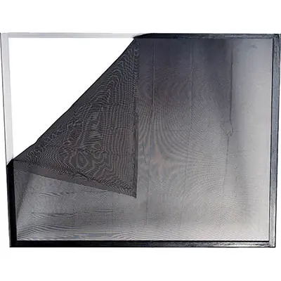 ZANZARIERA FINESTRA A STRAPPO ECCO IRS. Modello POLIESTERE NERO CM 150 H.CM 300 Lage Prijs