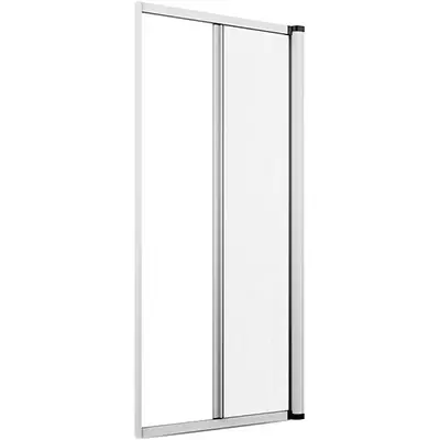 ZANZARIERA KIT PORTA EFFE. Modello BIANCO RAL 9010 FIBRA VETRO/PVC CM 150 H.CM 250 Alleen Vandaag