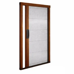 Kit Zanzariera Plisse effetto Legno Noce, da tagliare in base alle proprie esigenze (25cm Max) Must-Have