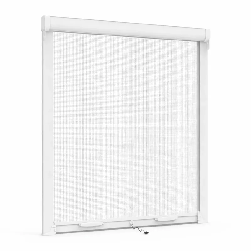 Zanzariera verticale a molla su misura Z40. Con cassonetto da 42mm Dagaanbieding