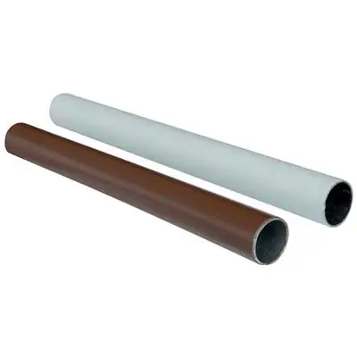 TUBO ARMADIO TONDO PLASTICATO. Modello ACCIAIO SALDATO NOCE MM 18 MT 3,00 Alleen Vandaag