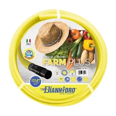 Bestseller TUBO DA GIARDINO ANTITORS. 5 STRATI "FARM PLUS". Misura Mt 15 - 5/8"