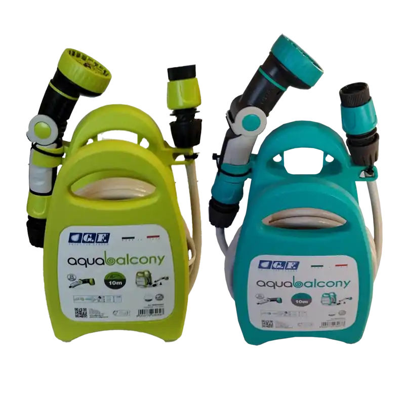 TUBO DA GIARDINO IN KIT ‘AQUABALCONY‘ G.F. Modello TUBO DA GIARDINO IN KIT ‘AQUABALCONY‘ G.F. 10 mt - Col. Lime Gereduceerde Prijs