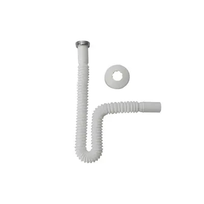 Alleen Vandaag TUBO ESTENSIBILE PER SIFONI CON ROSONE TIPO LUX. Misura 1" x 26