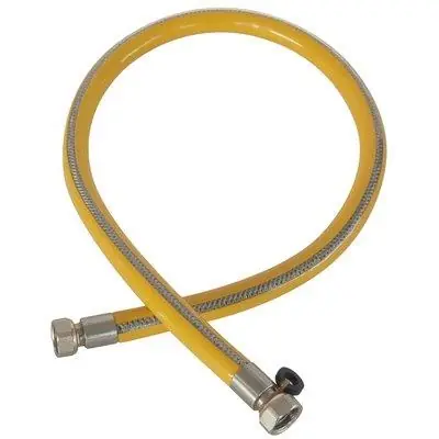 TUBO GAS FLESSIBILE FF. Modello INOX/PVC 1/2FF CM 150 Nieuw
