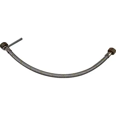 Bestseller TUBO GAS TRECCIA X CENTRALINE + CHIAVE. Modello ACCIAIO ZINCATO 1/2F CM 100