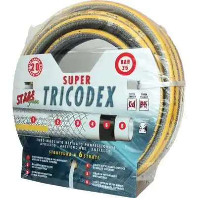 Voordeelprijs TUBO IRRIGAZIONE MAGLIATO SUPER TRICODEX STARS. Modello MM 12 1/2 MT 25