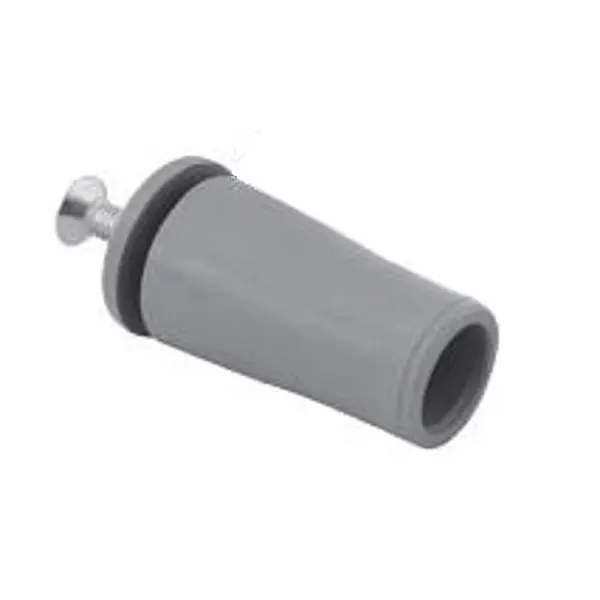 Goedkoop Tappo di arresto con rondella in plastica e vite zincata 5 mm (montato) H = 39 mm. Colore Avorio