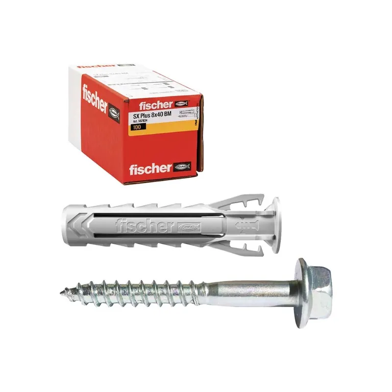 Tassello Fissaggio Espansione SX Plus 12x60 Vite Esagonale Flangiata Korting