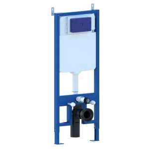 Tecno Struttura Con Cassetta Incasso Per Wc Vaso Sospeso Completa Di Placca Comando In Acciaio Inox Doppio Pulsante Alleen Vandaag