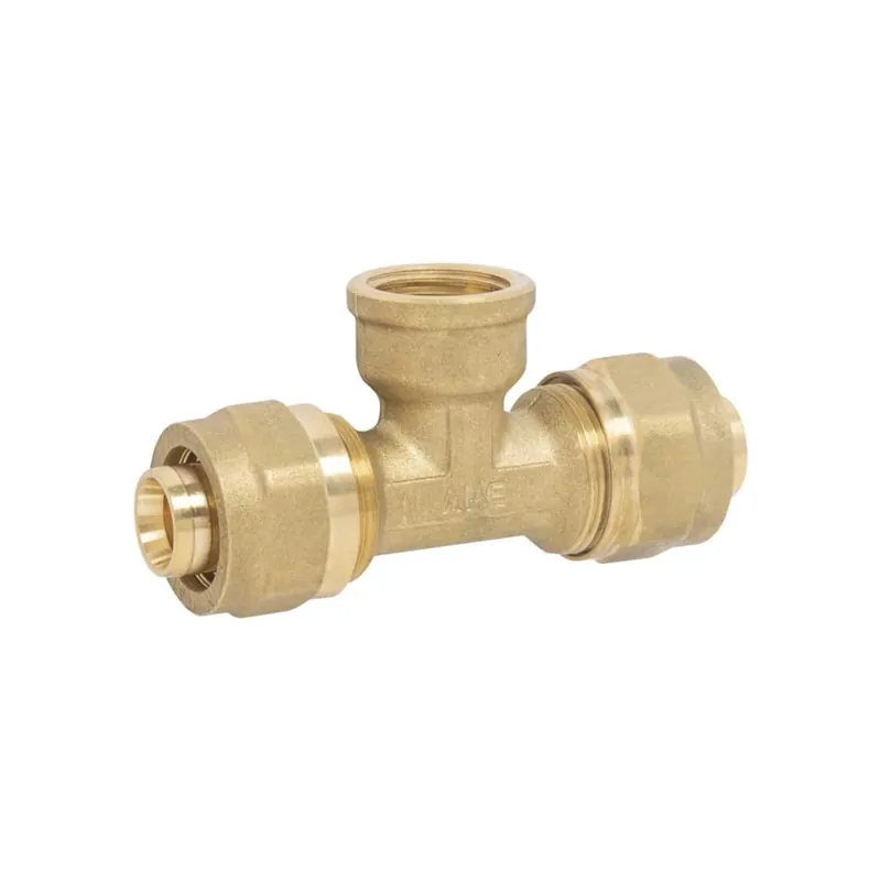 APE Raccordo Tee Compressione Multistrato Ø20 x 1/2F x Ø20 Nieuw