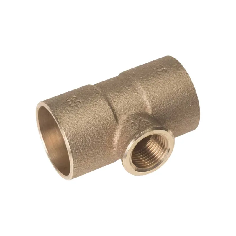 Dagaanbieding Tee Filettato Femmina Bronzo a Saldare Ø22x3/4xØ22