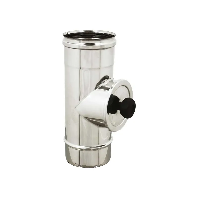 Direct Verzonden Raccordo Tee Inox Monoparete Ispezione Ø110mm