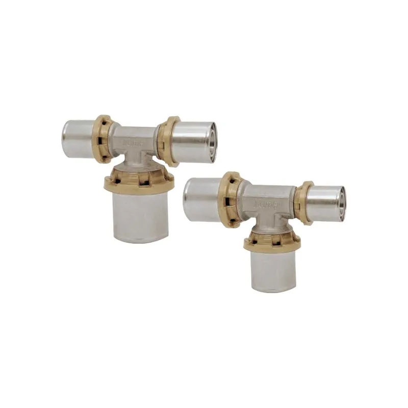 ICMA Tee Ridotto a Pressare per Tubo Multistrato Ø32xØ20xØ32 Meest Verkocht