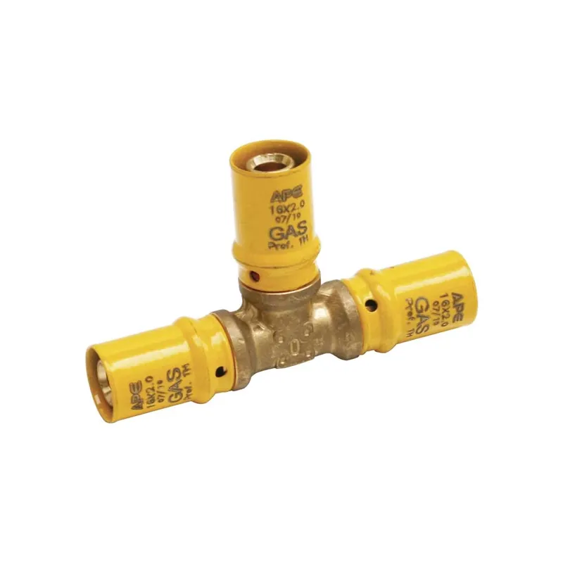 Tijdelijk Beschikbaar APE Tee a Pressare Triplo Multistrato Gas Ø26x26x26 (3mm)
