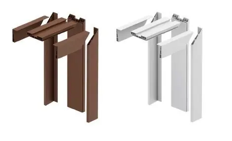 Superprijs Pannello in PVC per Porta a Soffietto Senza Vetri