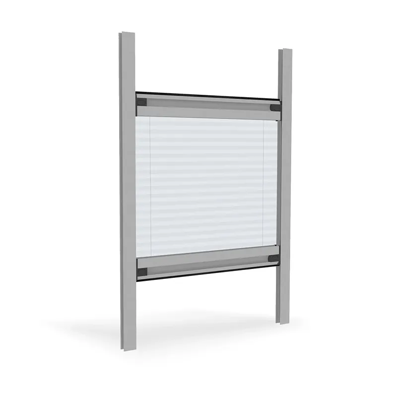Tenda Mini Plisse verticale Reverse (ingombro 18mm). Tipologia telo Oscurante/Filtrante Bestseller