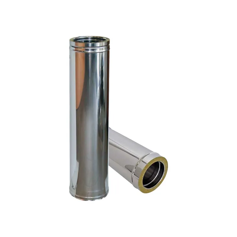 Aanbieding Tubo Inox Doppia Parete Diritto 1 Metro Ø130/180 mm