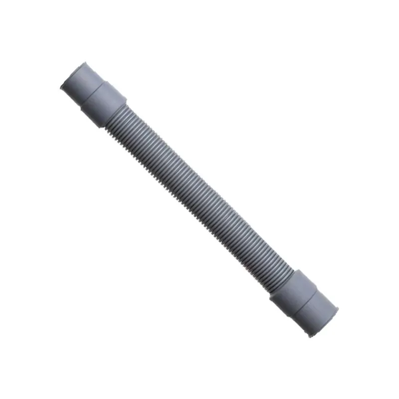 Tubo Scarico Lavatrice Corrugato 150cm con Raccordi Diritti Ø19x22 Korting