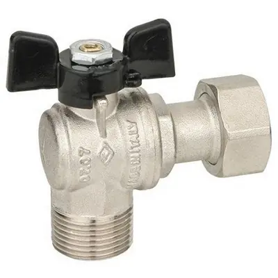 Betaalbaar VALVOLA A SFERA AD ANGOLO A PASSAGGIO TOTALE MF DADO MOBILE. Misura 3/4"x3/4" DN 15 PN 30