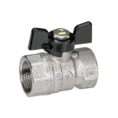 Aanbieding VALVOLA A SFERA FF CON FARFALLA. Misura 3/4" DN 20 PN 25