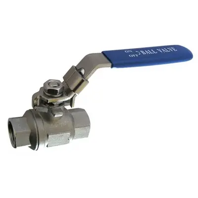 Voordeelprijs VALVOLA A SFERA FF CON LEVA ACCIAIO INOX. Misura 1/2"