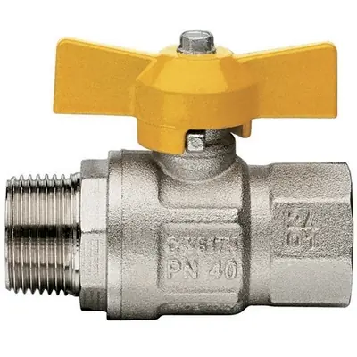 Beste Prijs VALVOLA A SFERA GAS MF A FARFALLA MOD. LONDON. Misura 1/2" DN 15