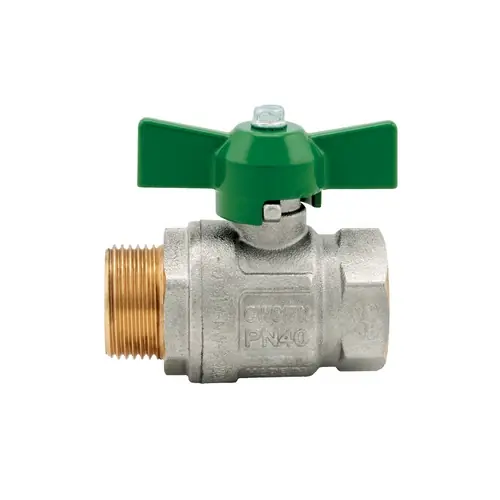 Flitsaanbieding VALVOLA A SFERA IDEAL DVGW MF PASSAGGIO TOTALE CON FARFALLA. Misura 1" (DN 25) 40 bar / 580 psi
