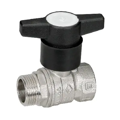 VALVOLA A SFERA MASCHIO/FEMMINA CON PROLUNGA NYLON. Modello 1" DN 23 PN 25 Lage Prijs