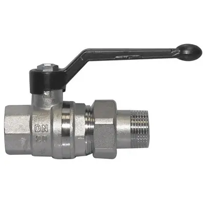 Favoriet VALVOLA A SFERA PER COLLETTORE MF CON BOCCHETTONE E LEVA. Misura 1" DN 25 PN 40