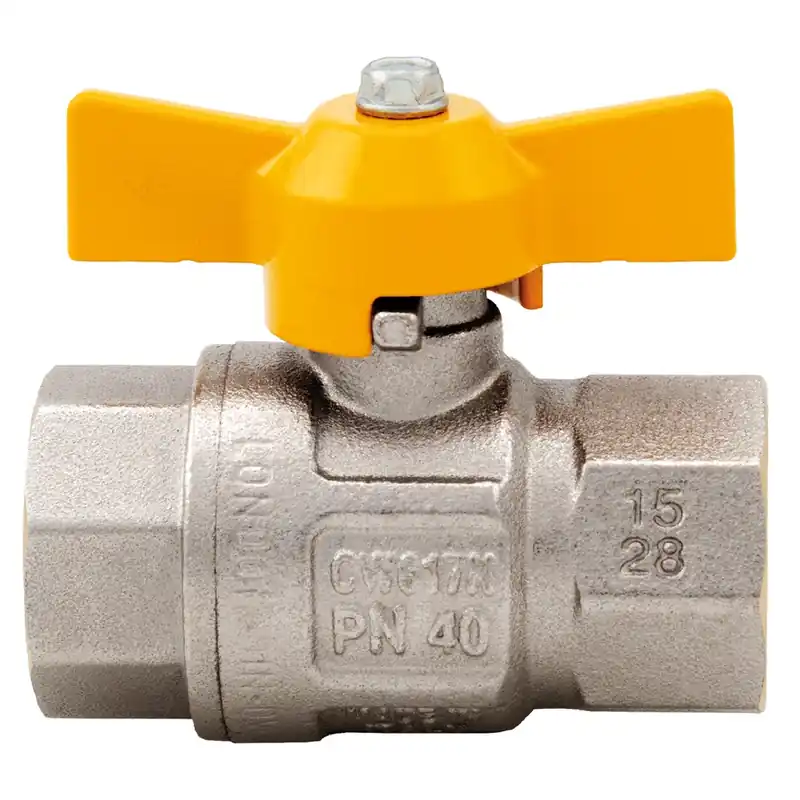 Hoge Kwaliteit VALVOLA A SFERA PER GAS MANIGLIA A ‘T‘ 1" FF. Modello 1" FF