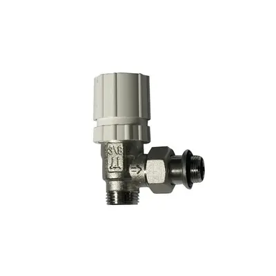 VALVOLA AD ANGOLO TERMOSTATIZZABILE ATTACCO MASCHIO. Misura 1/2" Op = Op