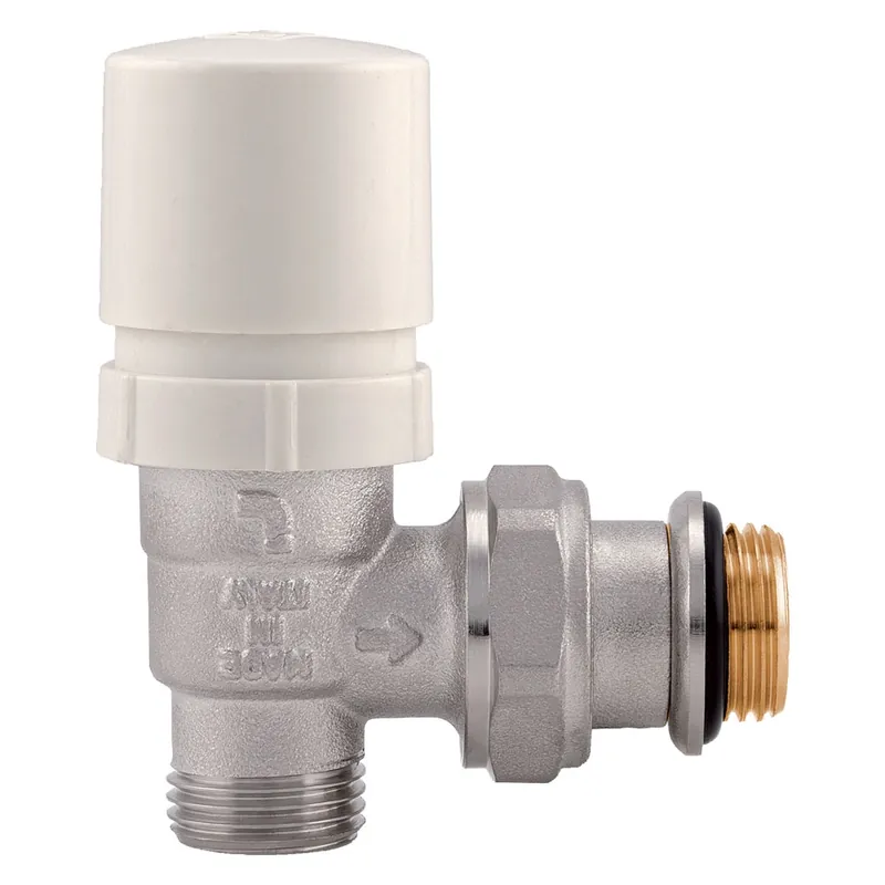 Op = Op VALVOLA AD ANGOLO TERMOSTATIZZABILE PER RADIATORI 1/2" M - con cappuccio